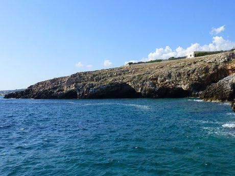 A sea grotto near Leuca